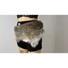 Street Corn-eye Metal Buckle, Furry Patchwork, Niche Belt, Spicy Girl Style, Individual Cinched Waist, Slimming, Versatile Belt