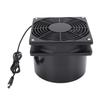 10W Monocrystalline Solar Panel Solar Powered Exhaust Fan for Chicken Coop Greenhouse Shed Pet House Outside Kitchen