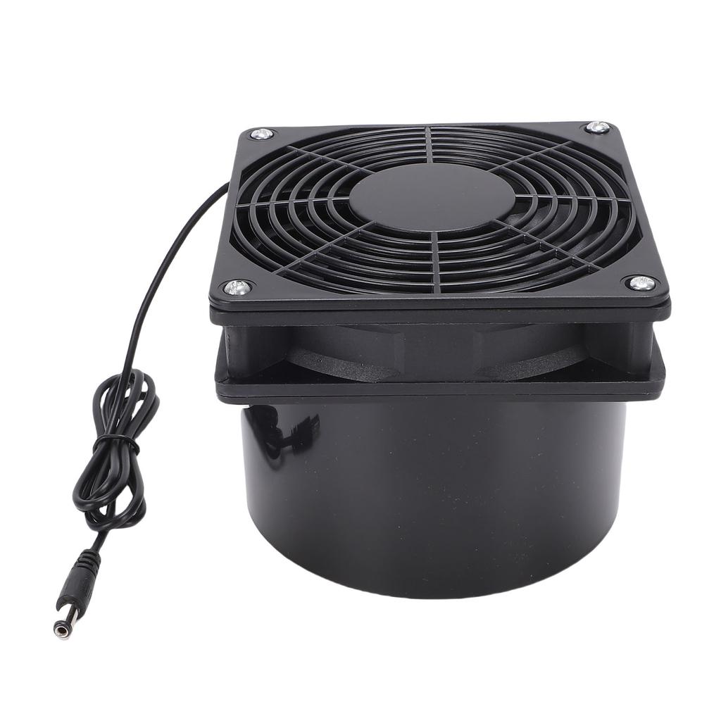 10W Monocrystalline Solar Panel Solar Powered Exhaust Fan for Chicken Coop Greenhouse Shed Pet House Outside Kitchen