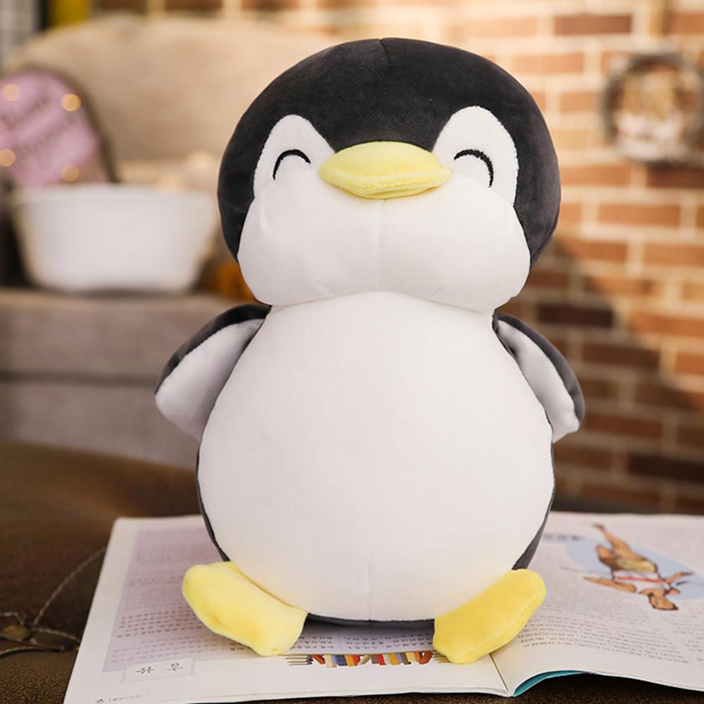 1 Piece Soft Penguin Toys Peluche Pillow Stuffed Kawaii Plush Penguin Pillow Toy For Girls Kawaii Animal Bedding Pillow Decor