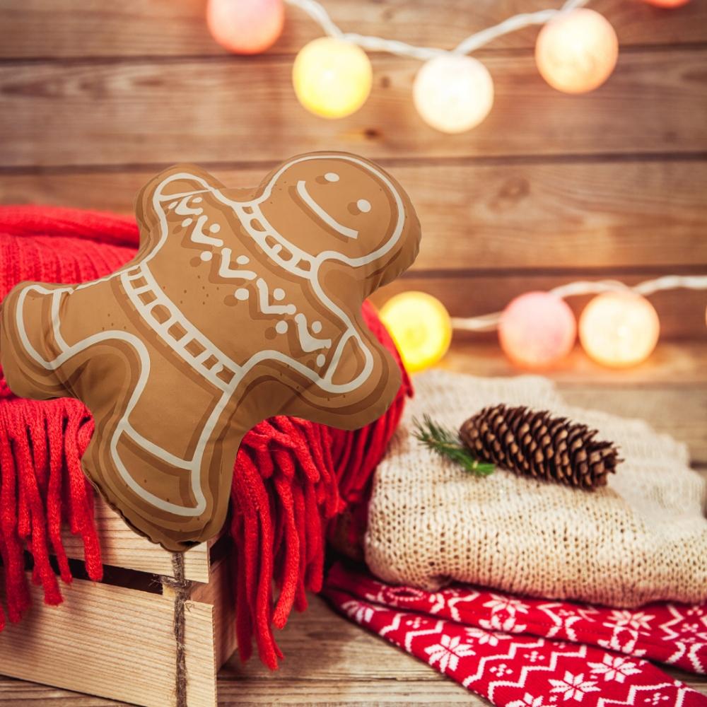 Pan Ciastek Poduszka Świąteczna Ciasteczko Piernik Podusia Piernik