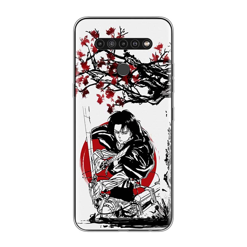 Japanese Red Sun Anime For LG V60 V50S V50 G8X G8S G8 G7 ThinQ 5G K61 K51S K41S K30 K20 Q60 Q9 Soft Phone Case