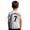 Kids Cristiano Ronaldo 7 Sports Jersey Al Nassr, Manchester United, Real Madrid White