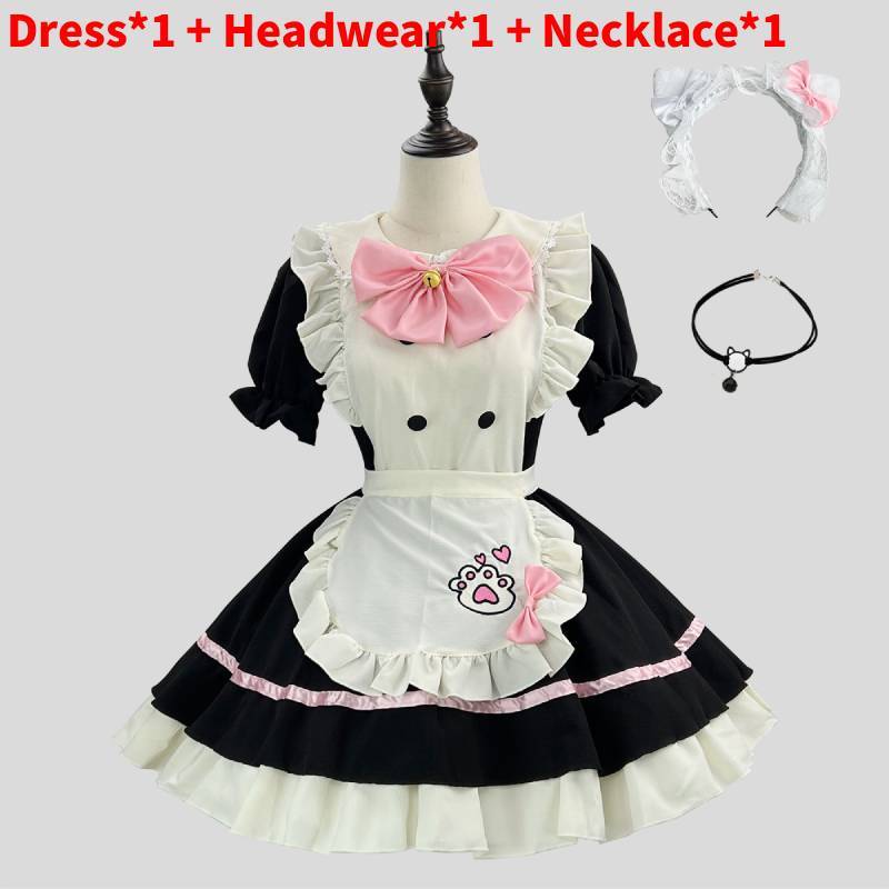 Girl Cosplay Lolita Dress With Polyester Fabric For Halloween Costume And Anime Role Play