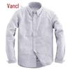 VANCL Men's Oxford Cotton Button-Down Long Sleeve Shirt