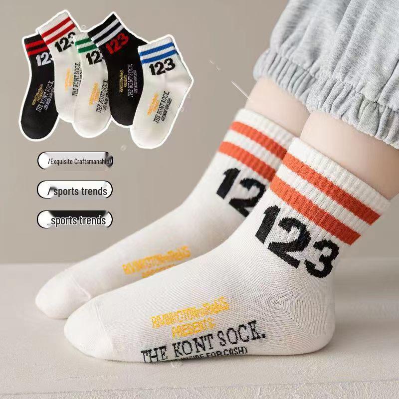 Children's Pink Princess Socks: Autumn & Winter Lace Rabbit Design