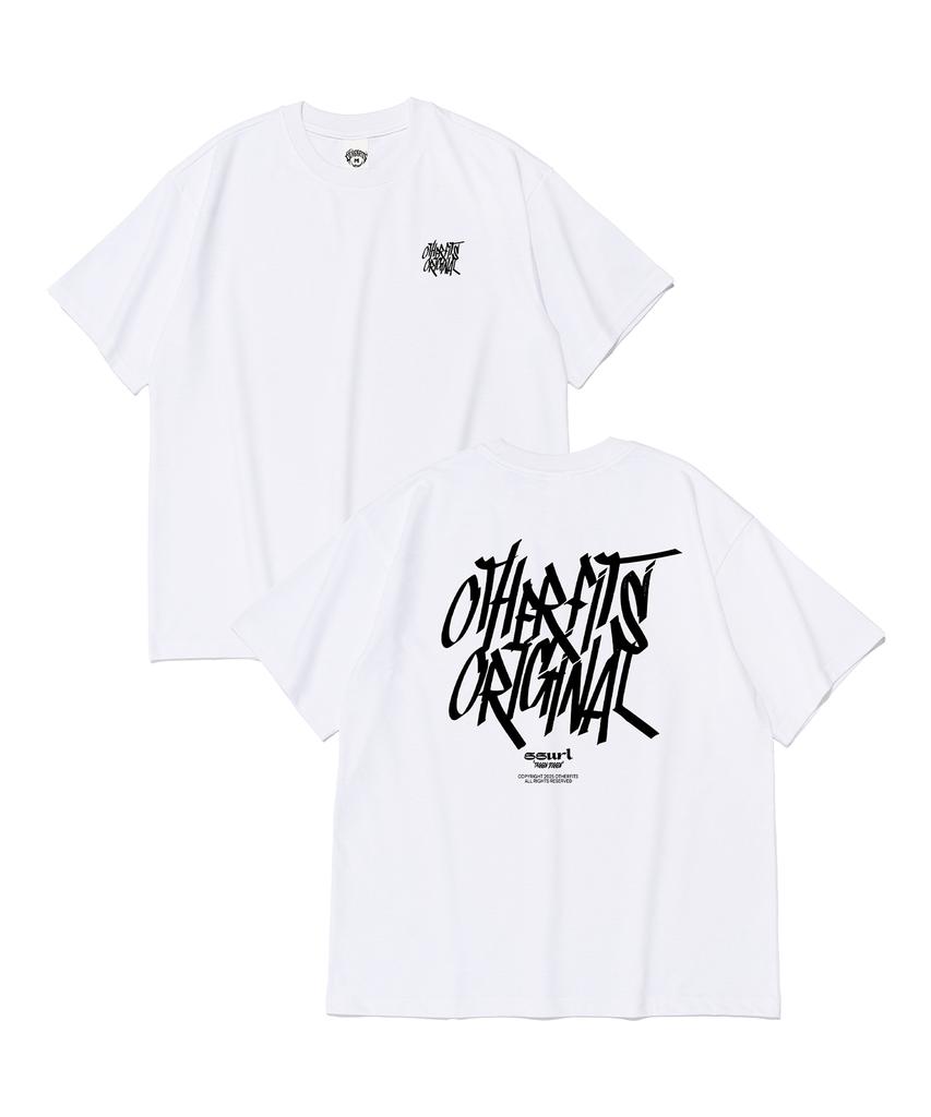 OTHERFITS Street Logo Oversized Short Sleeve T-Shirt (White)