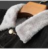 Men's Winter Fleece-Lined Denim Jacket - Trendy Korean Style, Loose Fit