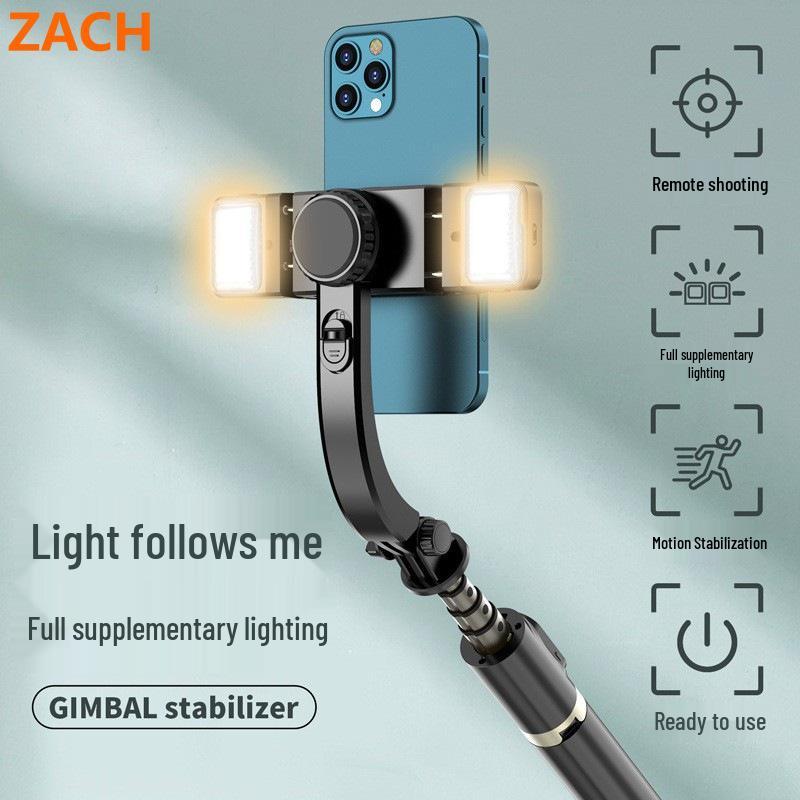 ZACH 360° Selfie Stick & Gimbal Stabilizer with Dual Fill Light