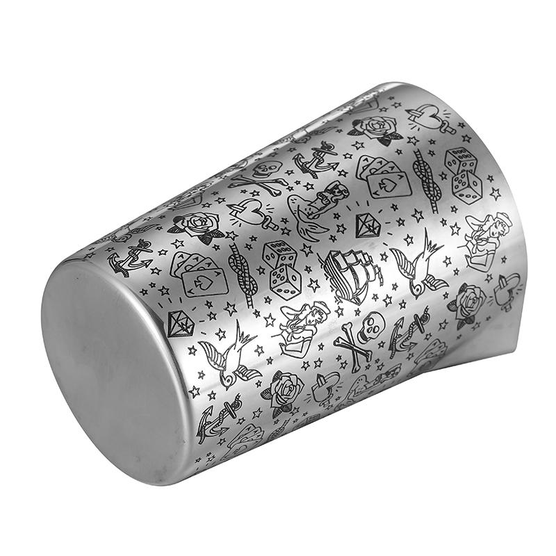 Stainless Steel Stirring Tin 800ml Mixing Glass Preferred by Pros and Amateurs Alike