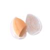 Empty Makeup Sponge Storage Box Plastic Egg Shaped Cosmetic Puff Organizer Rack Portable Makeup Blender Holder Stand Drying Box