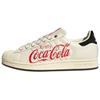 Superstar Coca-Cola White Cream Unisex Sneakers Footwear-White Red KH6892