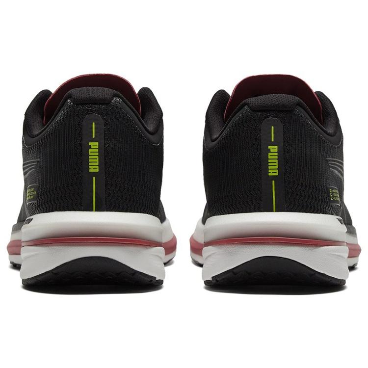 (WMNS) PUMA Velocity Nitro 'Black White Pink' Women's 195296-01