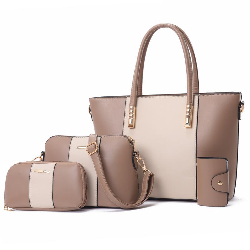 

Новая женская сумка через плечо, большая сумка, лоскутная сумка-ведро для мамы, сумка-тоут, ощущение высокого класса, большая вместимость