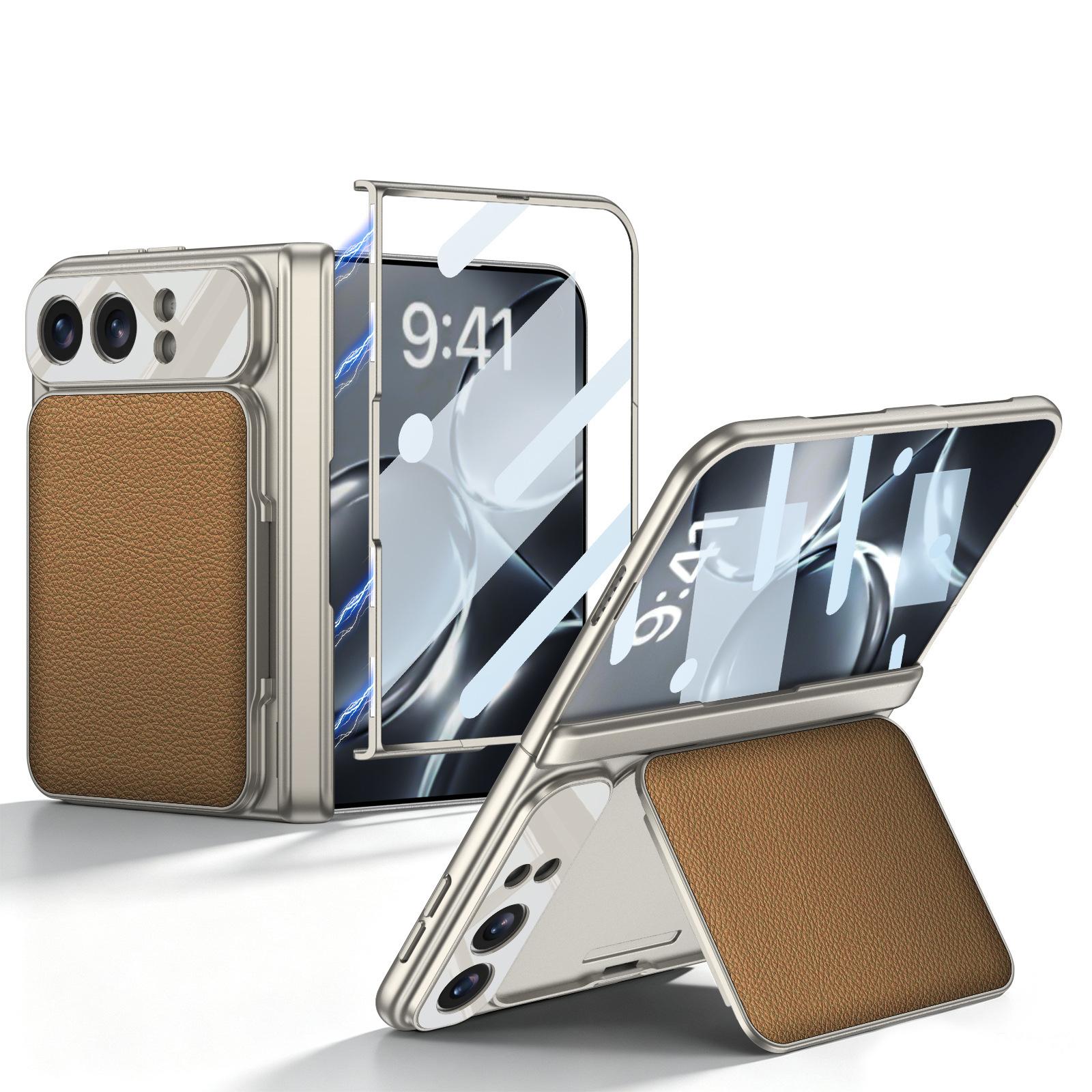 Priekš iPhone Duo Case Ādas Flip