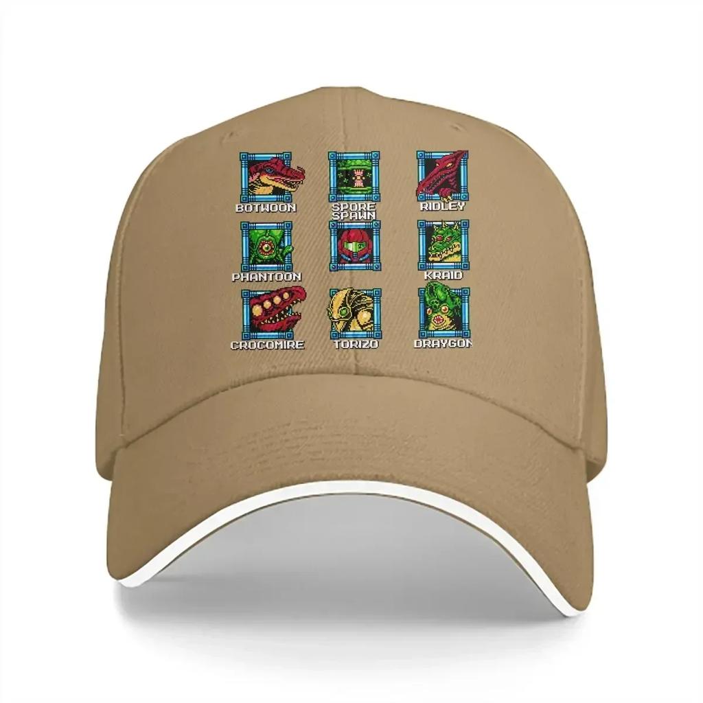 MEGATROID Baseballkappe Herren Hüte Damen Schirmmütze Sonnenschutz Snapback Super Metroid Kappen