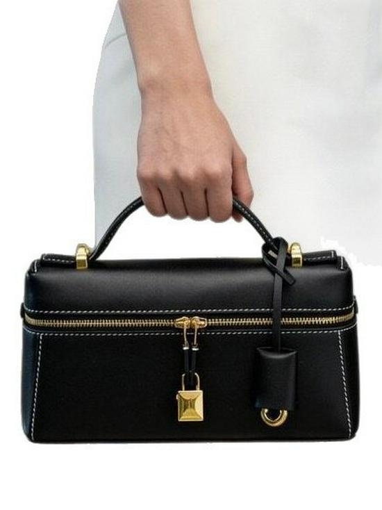LP23 Women's Premium Cowhide Shoulder Bag with Removable Strap