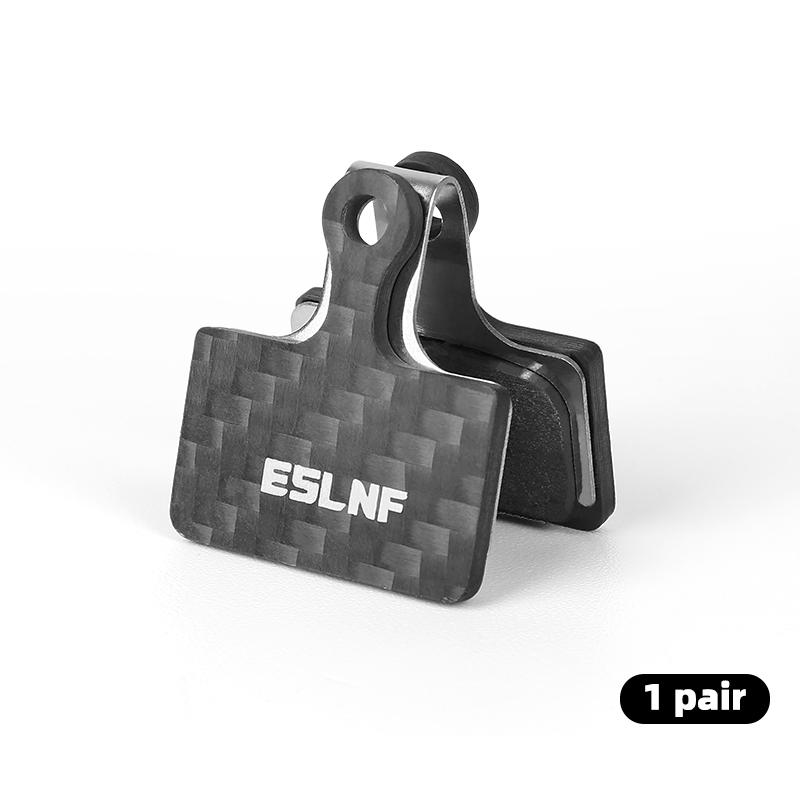

ESLNF High Performance Carbon Fiber Brake Pads Wear Resistant for Hydraulic Disc Brake Quiet Strong Stopping Power for Cycling