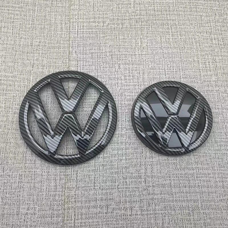 

2pcs Replacement Badge For Golf 7 MK7 2014 2015 2017 2016 Car Front Bonnet Grill Rear Trunk Emblem Logo Replacement Badge