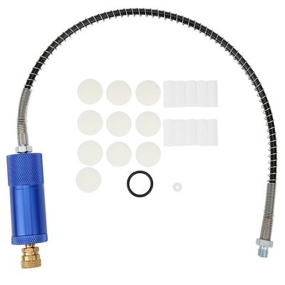 Oil Water Separator Filter for 30MPA 40MPA 4500psi Air Pump with 8mm Female Connector Spring Hose