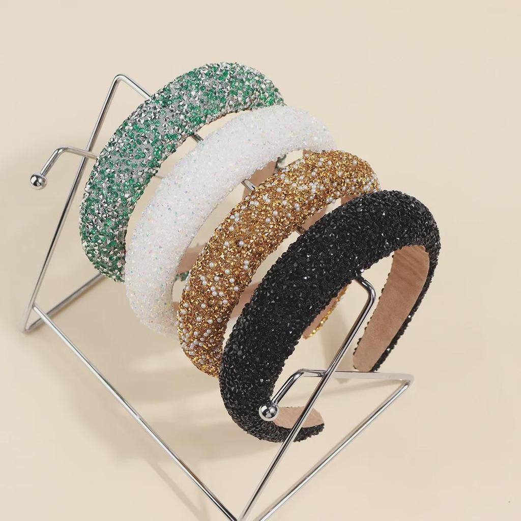 Shiny Pearl & Diamond Headband for Ladies - European & American Style