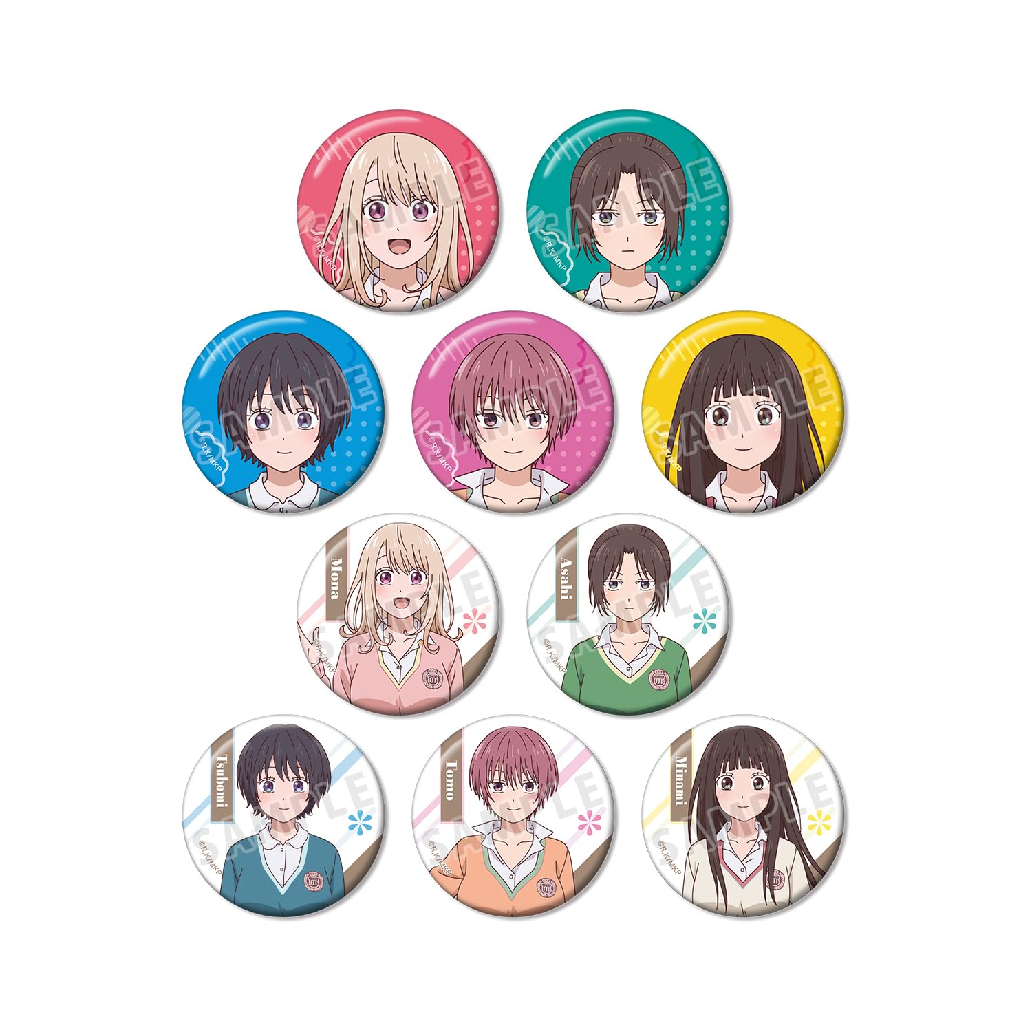 

TV Anime Kuroiwa Medaka Doesn t Understand My Cuteness Trading Badges Box of 10