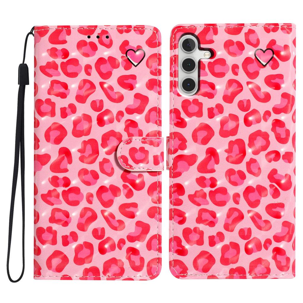 For Samsung Galaxy A16 5G/A16 4G Case PU Leather 3D Pattern Printing Wallet Phone Cover
