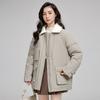 Women's New Faux Lambswool Lapel Windproof Lightweight Thickened Fluffy Warm Loose High-quality Fabric Casual Sports Cotton Jacket