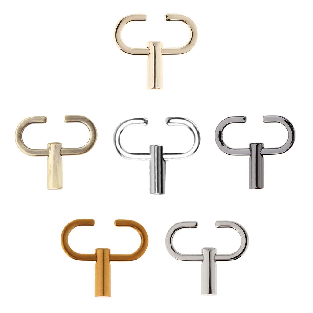 Alloy Bag Chain Strap Buckle Clip for Adjusting Shoulder Chain for Girls Handbags and Purses