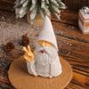 Retro White Beards Gnomes Statues Resin Crafts Waterproof Faceless Gnome Figurine Funny Handmade Bearded Dwarf Garden Sculpture