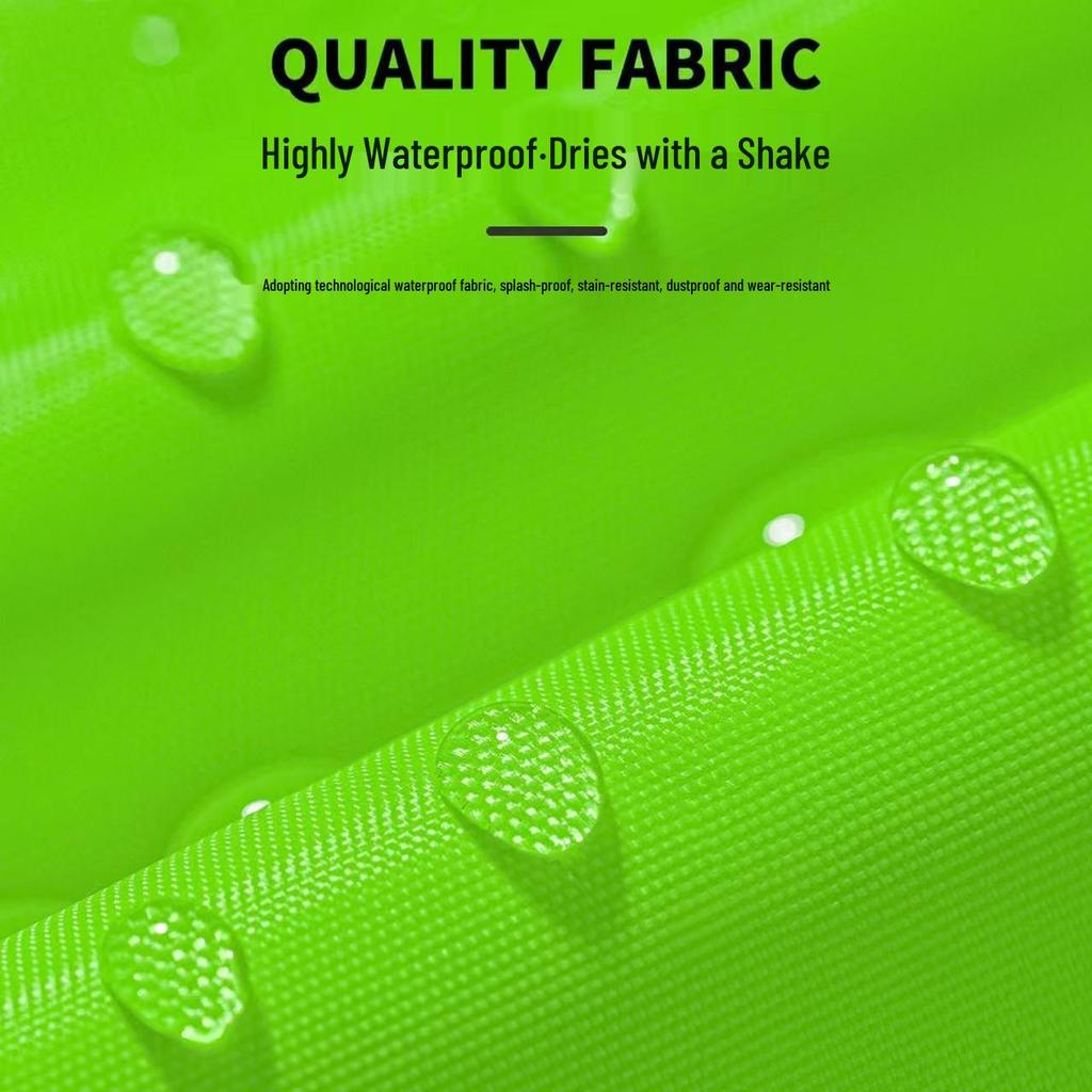 High-Visibility Reflective Rain Pants for Traffic and Patrol Safety