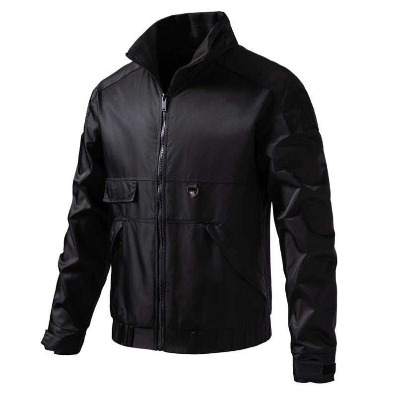Autumn New Men's Simple Jacket Casual Versatile Fashion Trend Jacket Korean Style Slim Stand Collar Jacket