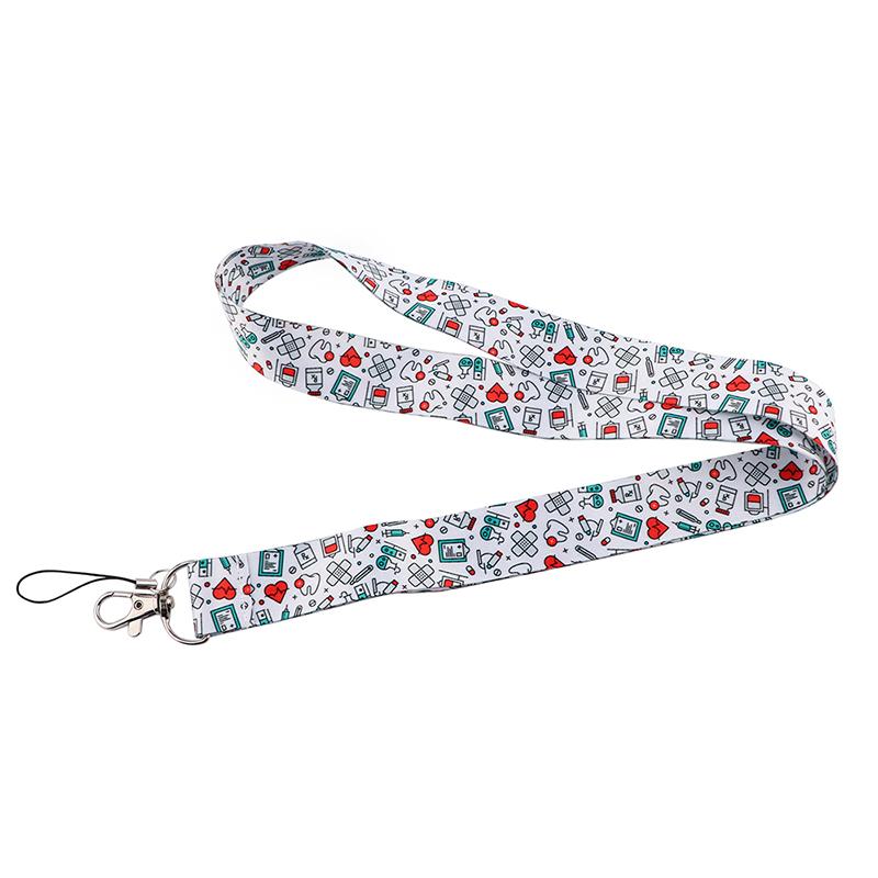 Medical signs Credential Holder Keychains Neck Lanyard For Pass Card Credit Card Holder Keychain Straps Mobile Phone Wholesale