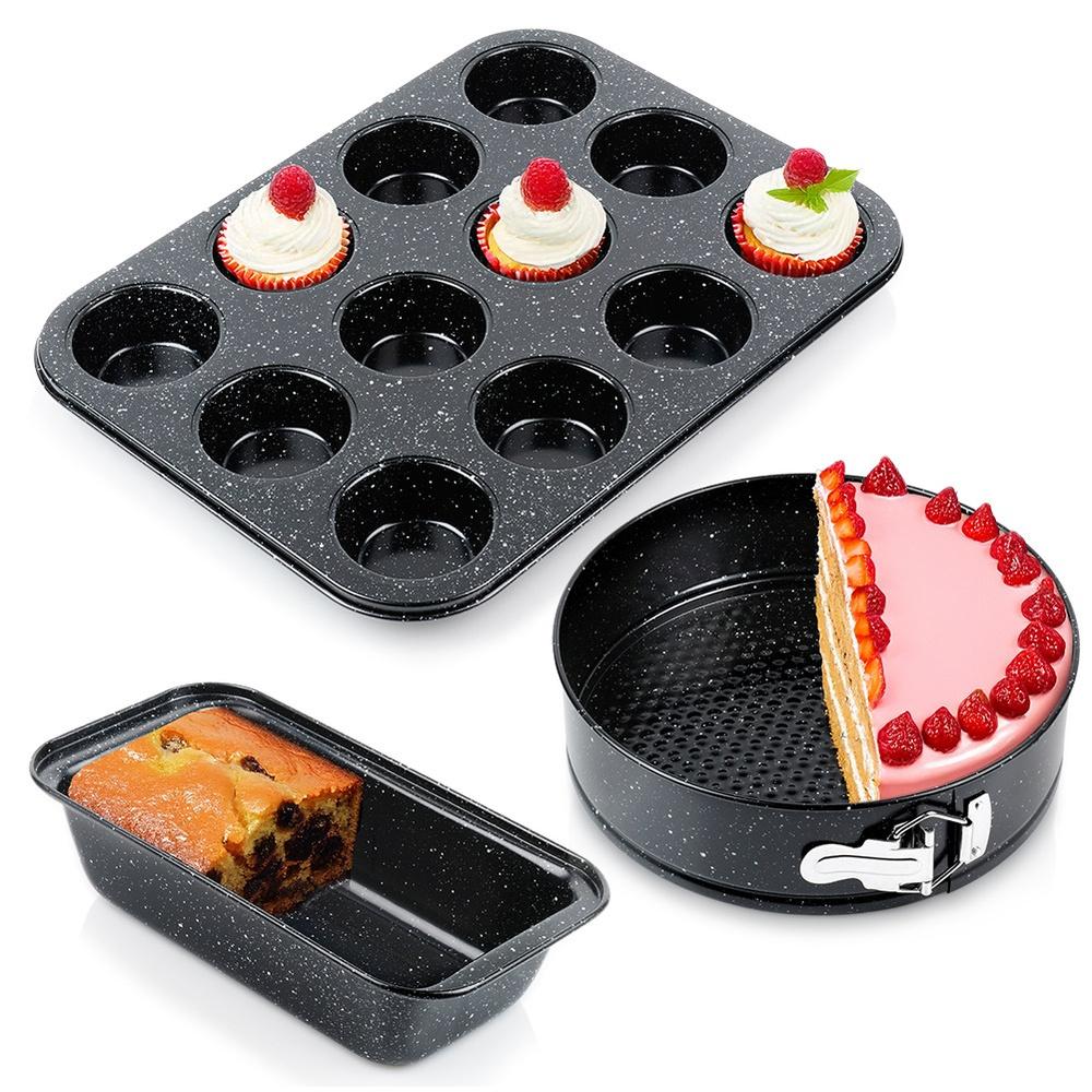 Set of Baking Molds, Muffin Bread Mold, Cake Tin, 3 Pcs.