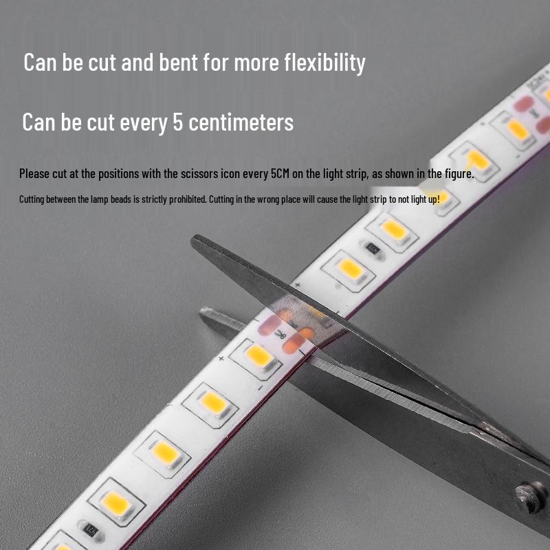 Wasserdichtes Niedervolt IP68 Silikon COB LED Streifenlicht 24V/12V, Unterwasser tauchfähig, Selbstklebend, Flexibel für den Außenbereich.