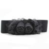 Women's Versatile Double Flower Elastic Waist Belt – Korean Fashion Accessory