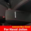 For Haval Jolion Car Center Control Armrest Box Microfiber Leather Trim Cover Max Accessories