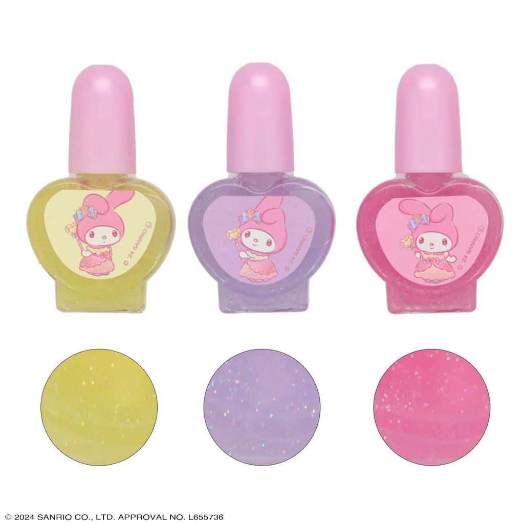 Shobido Sanrio Makeup Box Cosmetic Lip Lip Nail Eyeshadow and Nail File Set Gloss, Balm, Water-Based Polish, Palette, (My Melody)