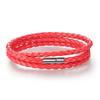 WOSTU Bracciale Wrap in Pelle PU Bianca di Alta Qualità 60CM Con Chiusura Magnetica Gioielli Per Donne Uomini Unisex Moda Pulseira XCJ0063