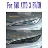 For BYD ATTO 3 EV Electric   DMI Car Headlight Protection Tint Film Smoke Black Transparent TPU Protective Light Sticker