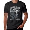 November Guy T-Shirt Anime Oversized Shirts Graphic Tees Heavy Weight T Shirts for Men