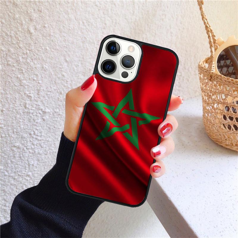 

Morocco Flag Coat Of Arms Phone Case for iPhone 17 Air 16 Coque 15 14 12 13 PLUS 11 PRO MAX Back Cover Fundas Shell iPhone 11pro max