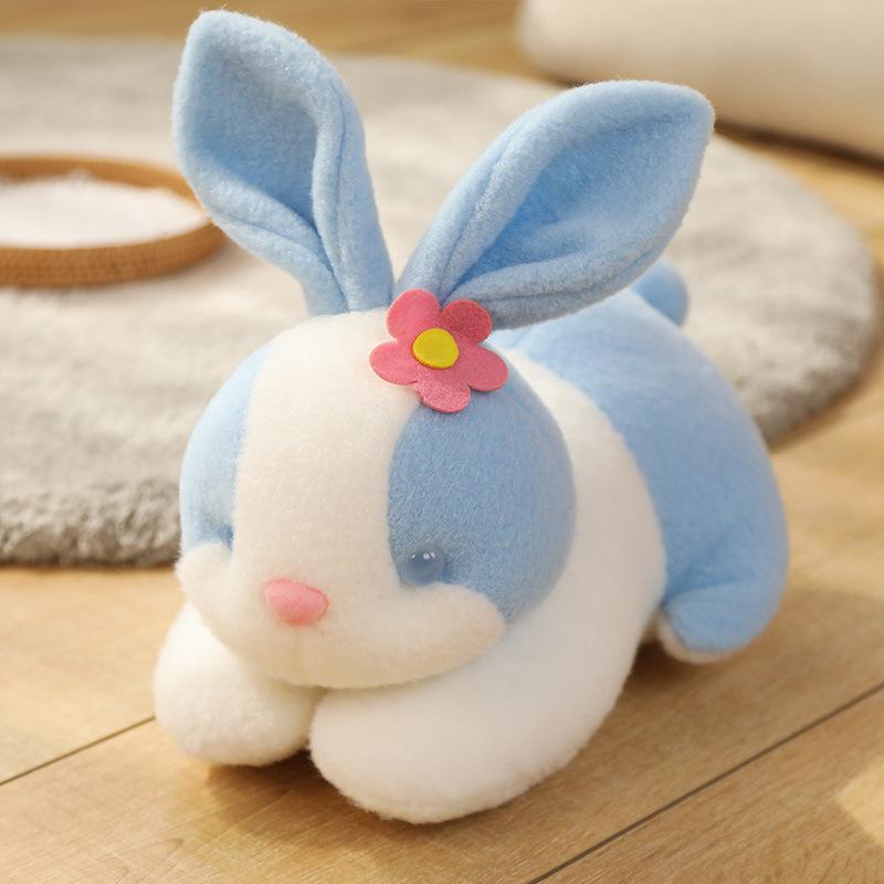 Super Cute Colorful Bunny Plush Toy Doll Soft Cute Rabbit Doll Claw Machine Doll Wedding Sprinkle