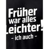 Herren Freizeit-T-Shirt mit Rundhalsausschnitt und kurzen Ärmeln - „Alles ist einfacher als zuvor!“""" Muster, Sommer-T-Shirt, Normale Passform, Perfekt für Erwachsene, Übergröße"""