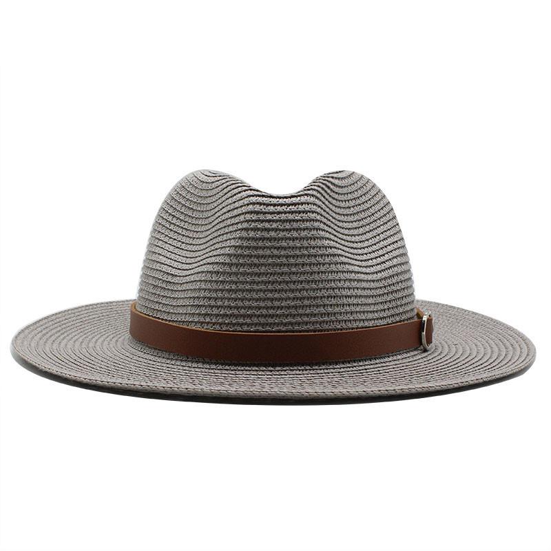 Panama straw hat panama European and American sun hat summer sun protection travel vacation beach woven cowboy hat