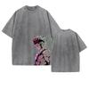 Asta Graphic T-shirt Vintage Washed Oversized T Shirt For Men Women Clothing Cotton Tops