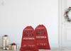 Printtoo Pack of 2 Drawstring Special Delivery Extra Large Size Christmas Sack Re-Usable Xmas Present Storage 27x20 Inch