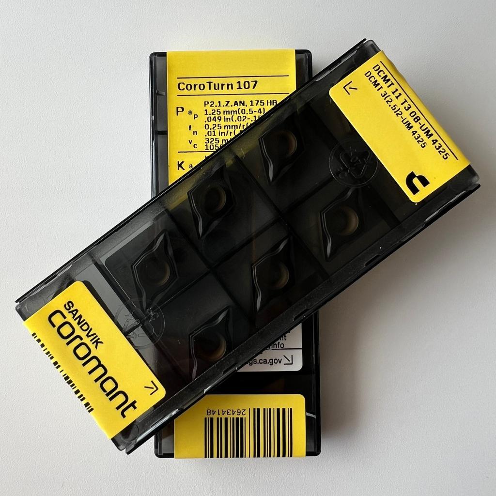 SANDVIK / DCMT11T308-UM 4325 / Original Swedish hard alloy blade 10 Pcs