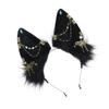 Dark Series Exotic Wolf Ear Hairband Roleplay Anime Costume Hairhoop Masquerades Headpiece Anime Event Head Accessories