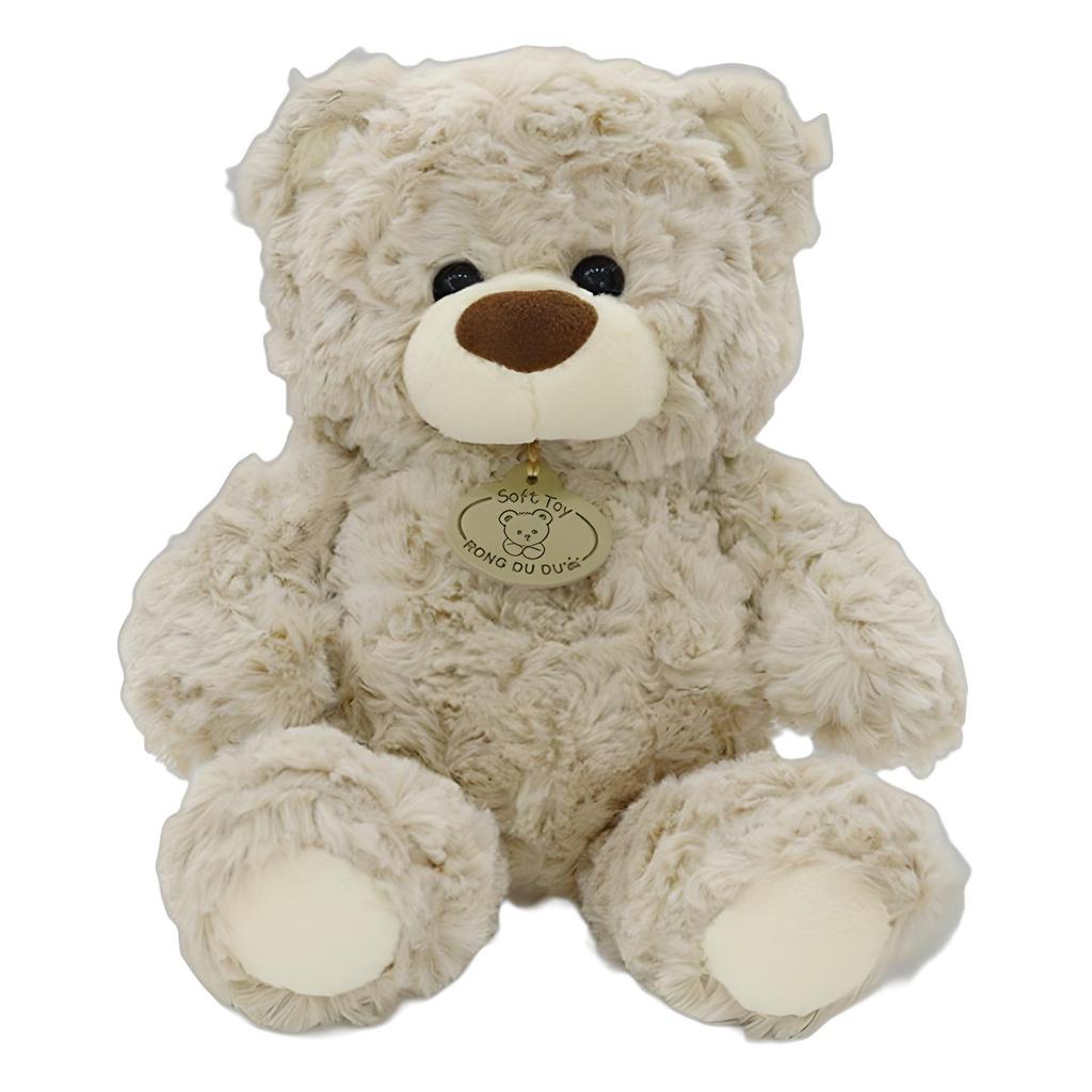 Little Bear Plush Toy - Huggable Teddy Bear Backrest Pillow, Stuffed Animal Gift for Girls